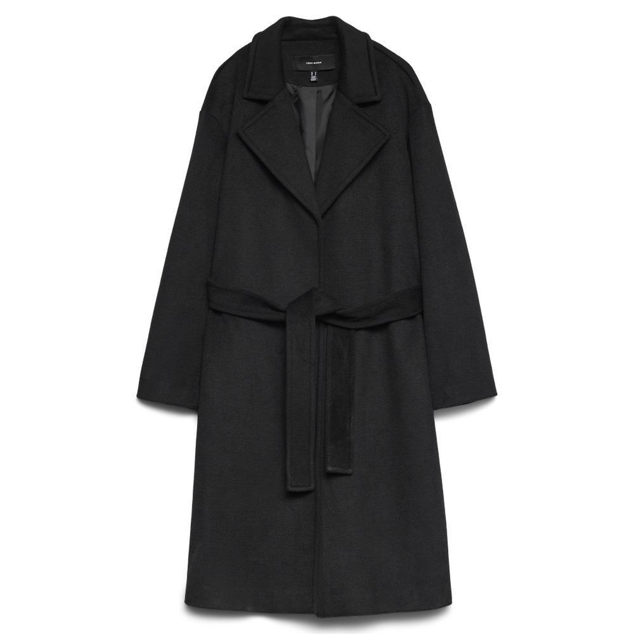 Voir la diapositive 3 : Vero Moda Manteau long noir femme vero moda vmamanda belt