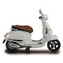 Voir la diapositive 4 : Jamara Porteur Vespa GTS 125 blanc
