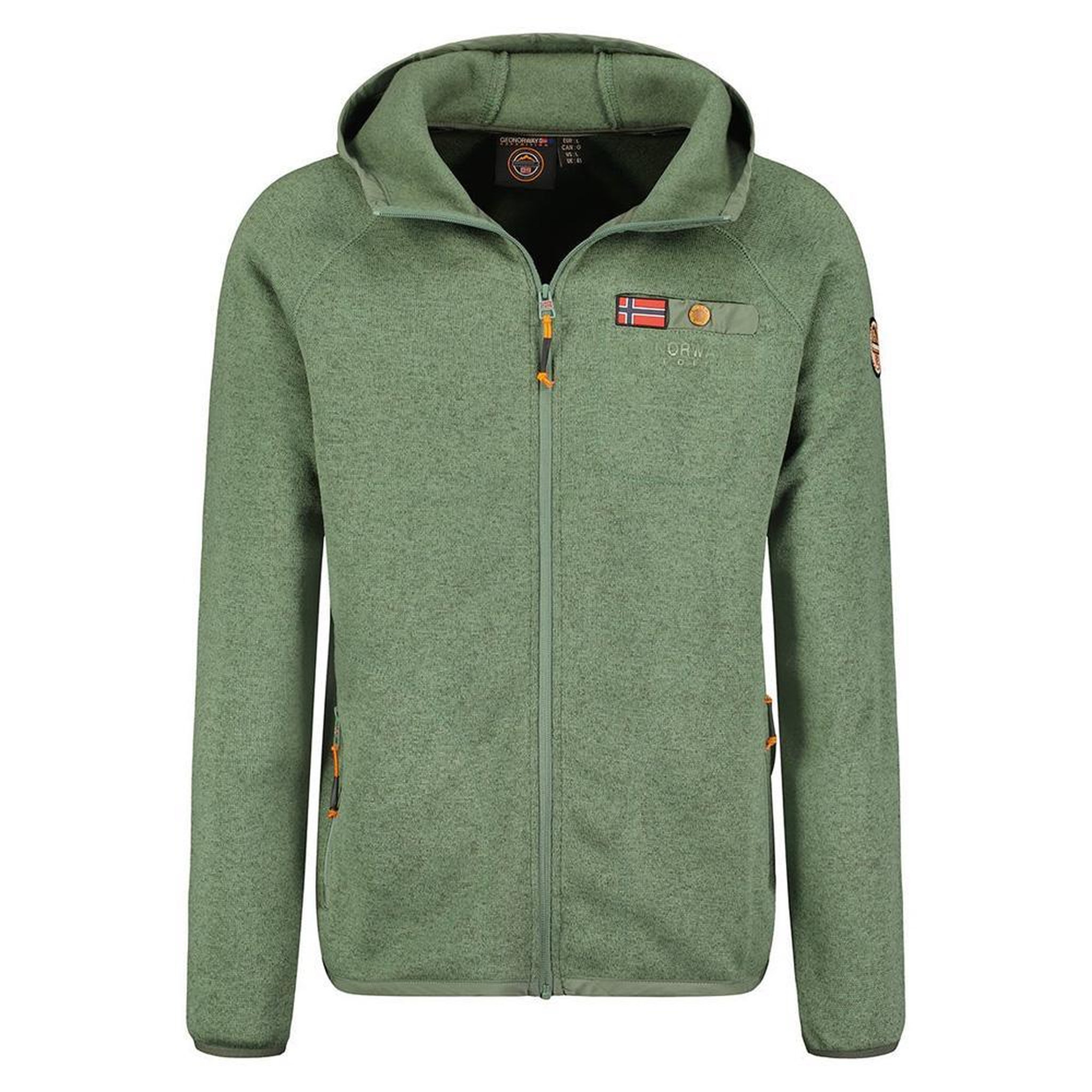 GEOGRAPHICAL NORWAY Veste  Homme Geographical Norway Tiparni Almond. Coloris disponibles : Vert