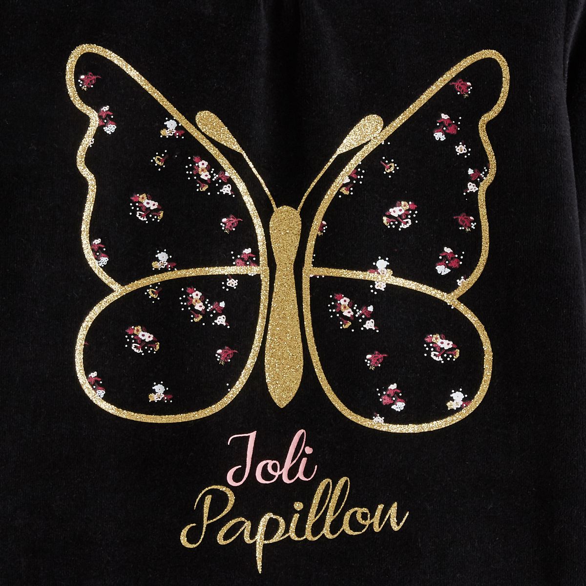 INEXTENSO Pyjama velours papillon fille