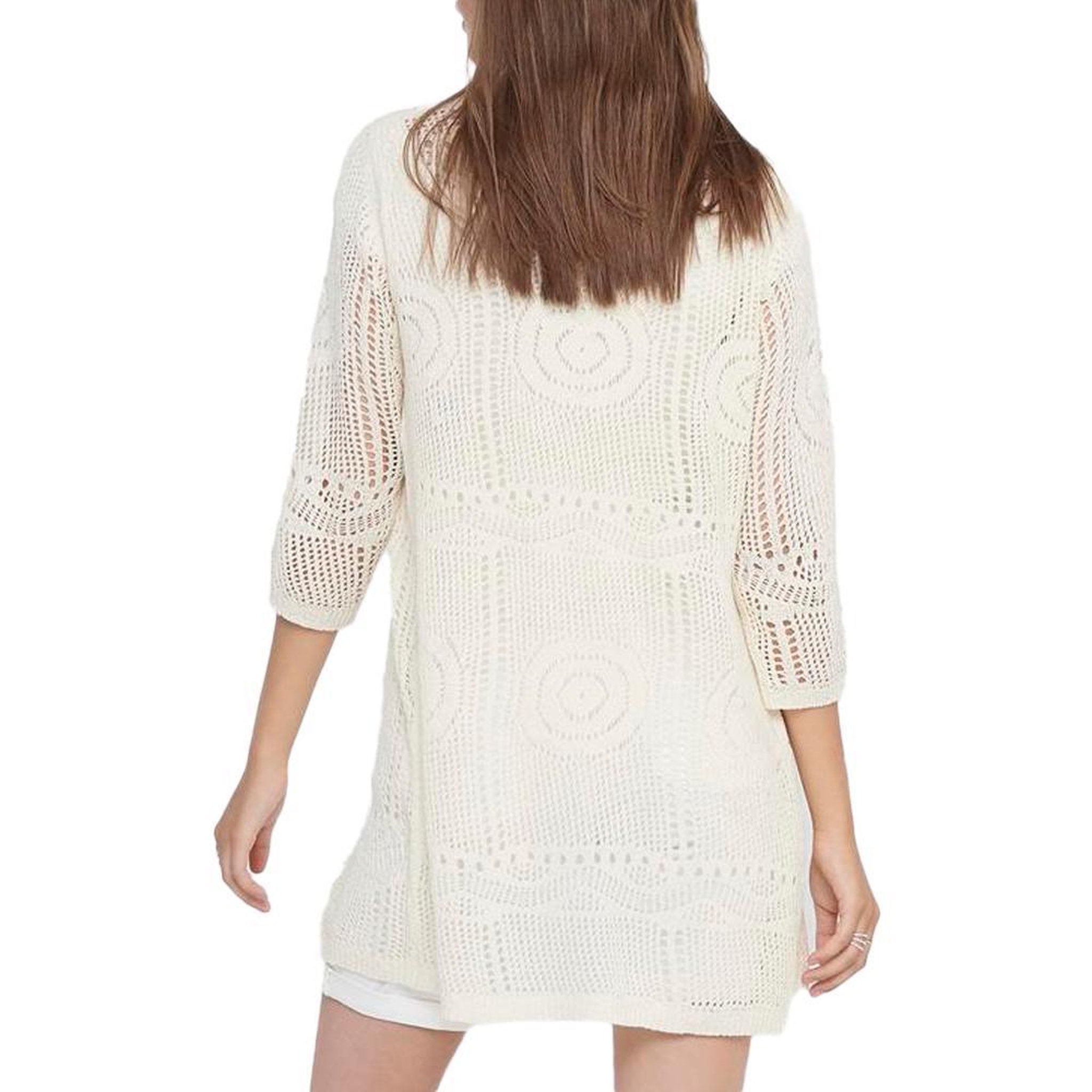 Voir la diapositive 2 : JACQUELINE DE YONG Cardigan Ecru Femme JDY Kofi
