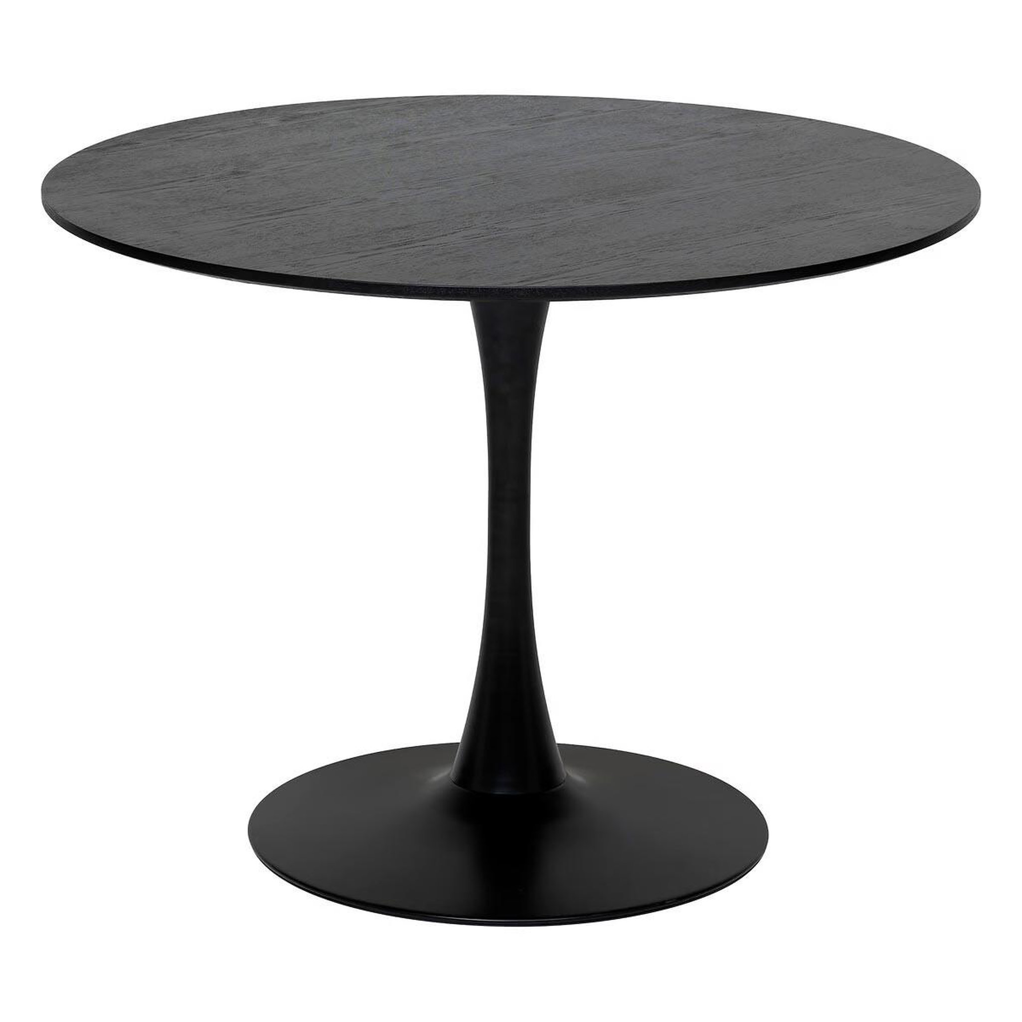ATMOSPHERA Table à manger design  elias  102cm noir