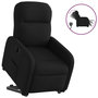 Voir la diapositive 1 : VIDAXL Fauteuil inclinable electrique noir tissu