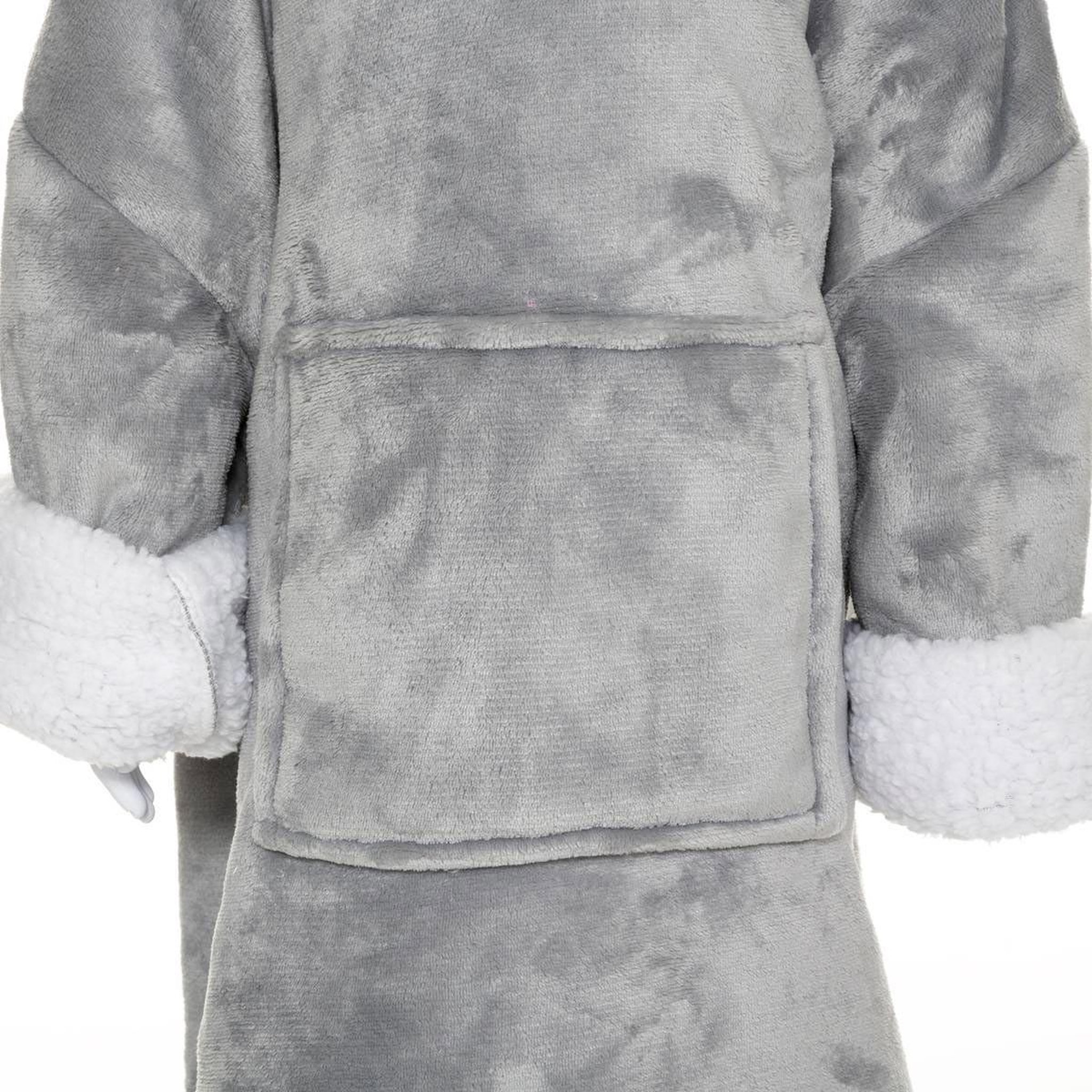Voir la diapositive 2 : ATMOSPHERA Sweat Plaid Gris Enfant Atmosphera Ours 3-10 Ans