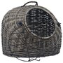 Voir la diapositive 2 : VIDAXL Cage de transport pour chats Gris 60x45x45 cm Saule naturel