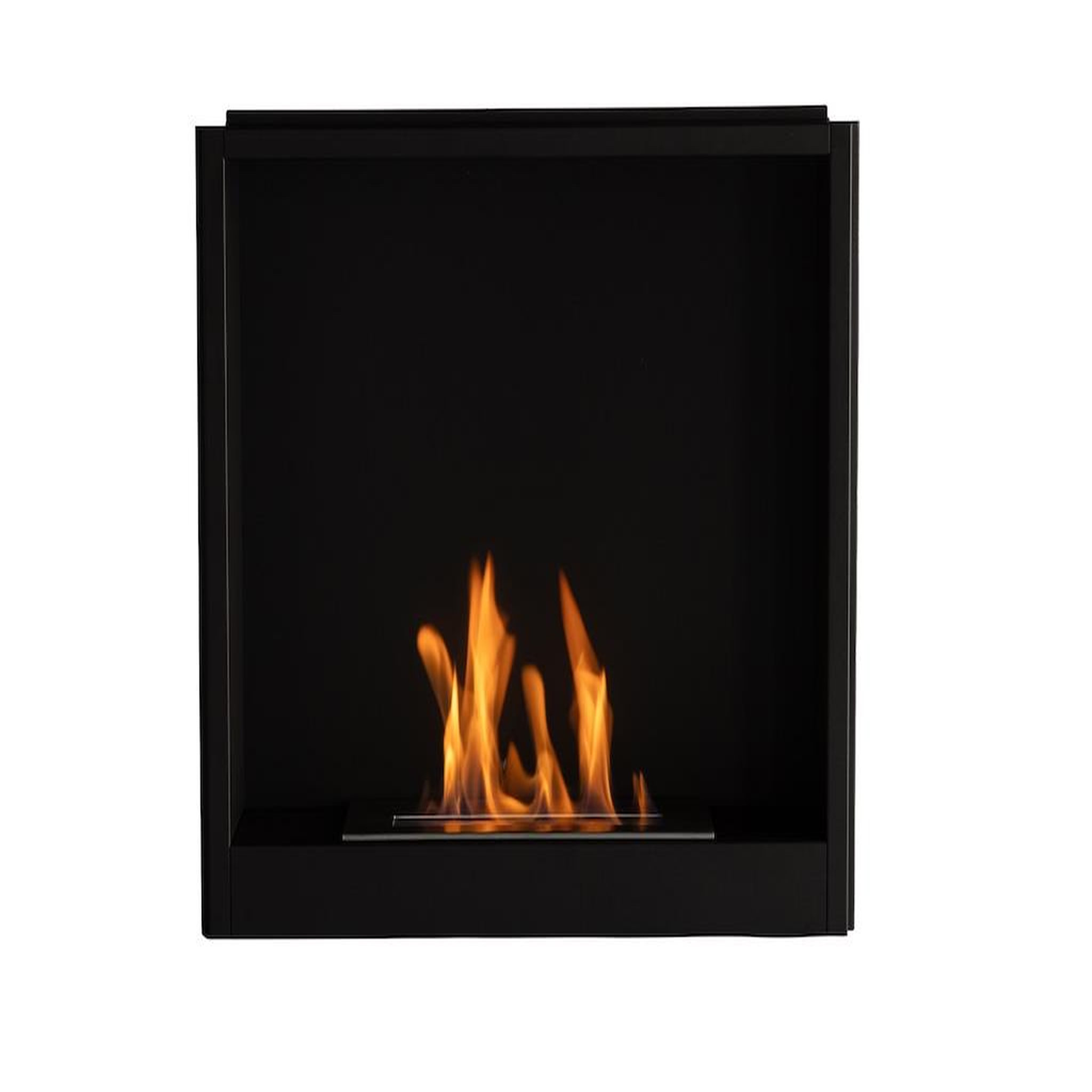 CENTRALE BRICO Insert bioéthanol encastrable - FreeFlame - flamme réelle sans conduit - réservoir inox 0,5 L