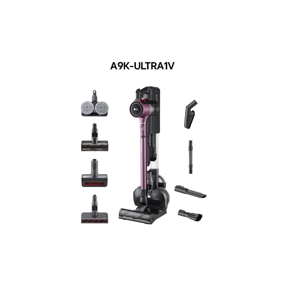 LG Aspirateur balai CordZero A9 Kompressor A9K-ULTRA1V