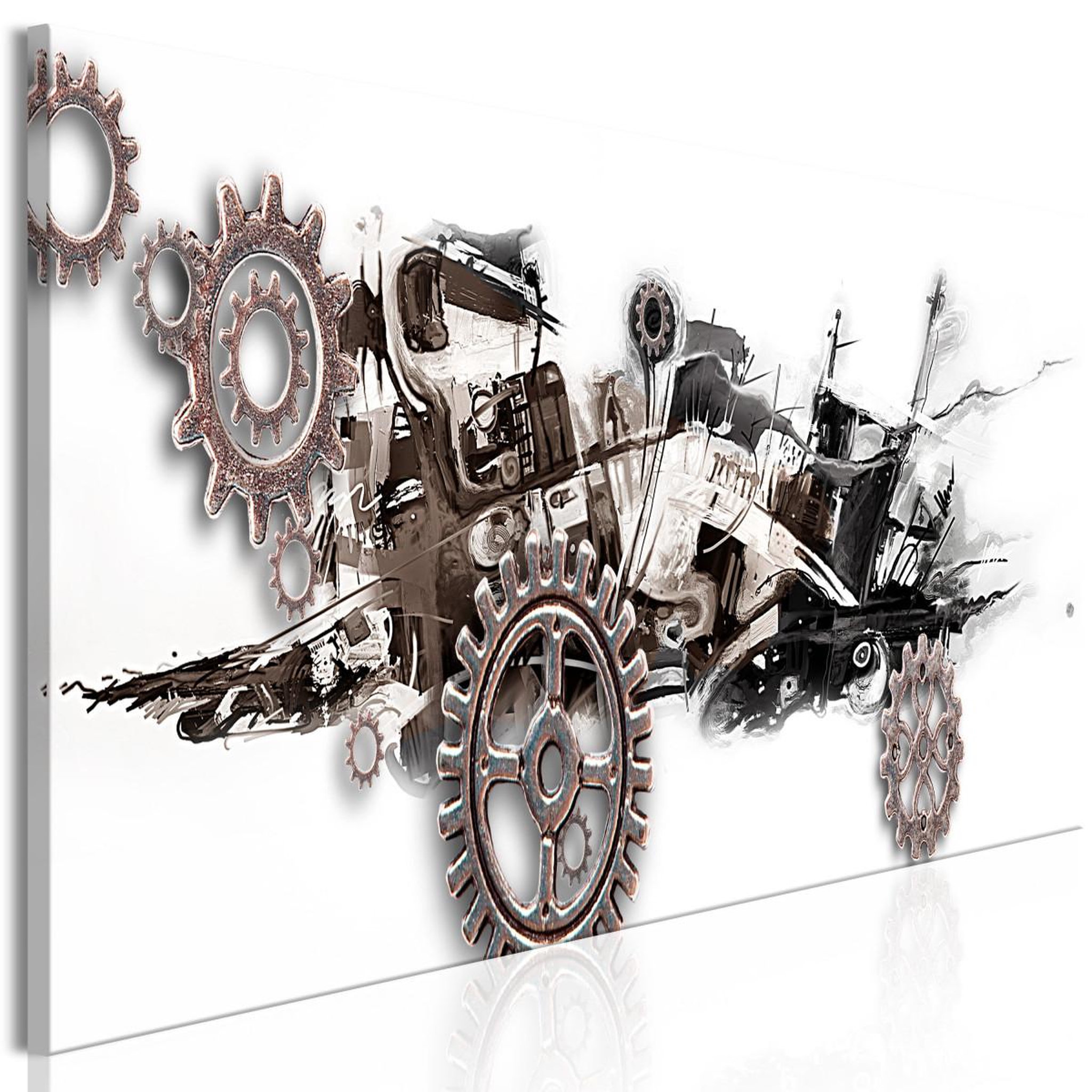 Paris Prix Tableau imprimé  installation narrow. Coloris disponibles : Multicolore