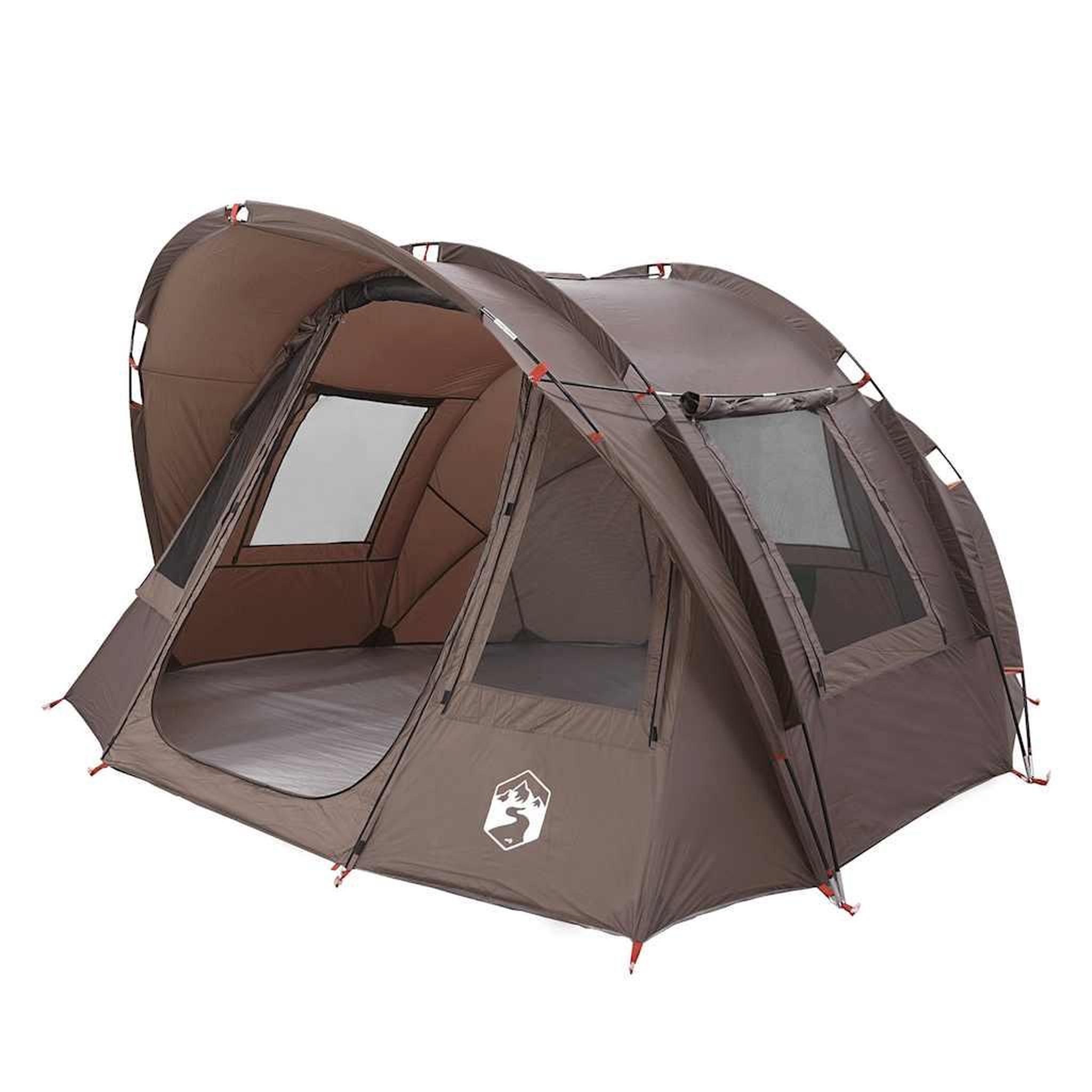 Voir la diapositive 4 : VIDAXL Tente de peche 2 personnes marron impermeable