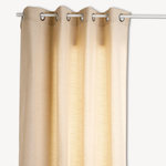 ATMOSPHERA Rideau à motifs jacquard GEOM - 140 x 260 cm - Lin