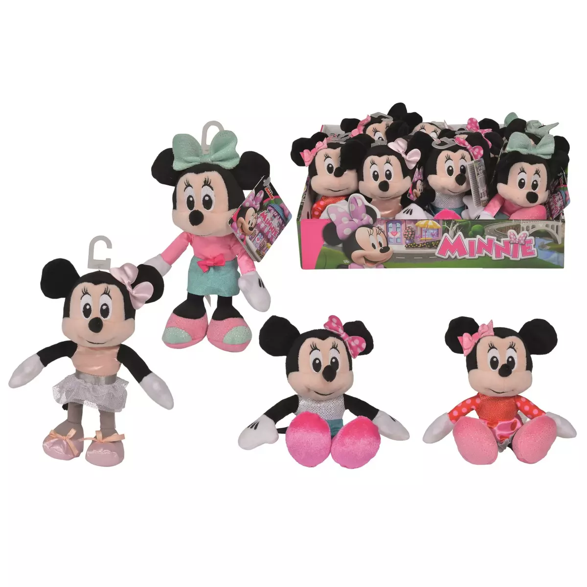 SIMBA Peluche fashion Minnie 17 cm - Disney