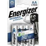 Energizer Pile Ultimate Lithium x4 piles AA