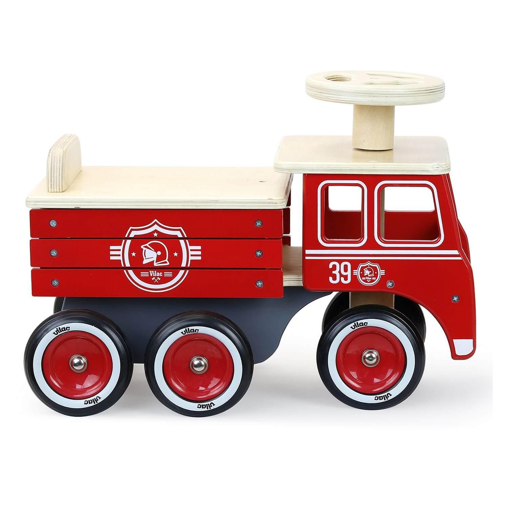 Voir la diapositive 2 : Vilac Porteur camion de pompiers