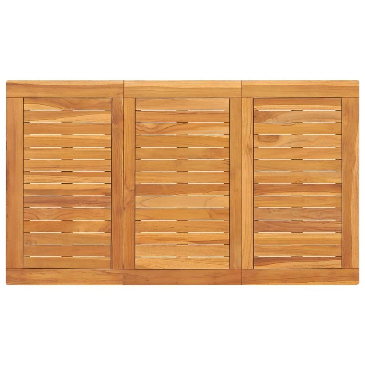 VIDAXL Table a dîner de jardin 120x70x77 cm Bois de teck solide
