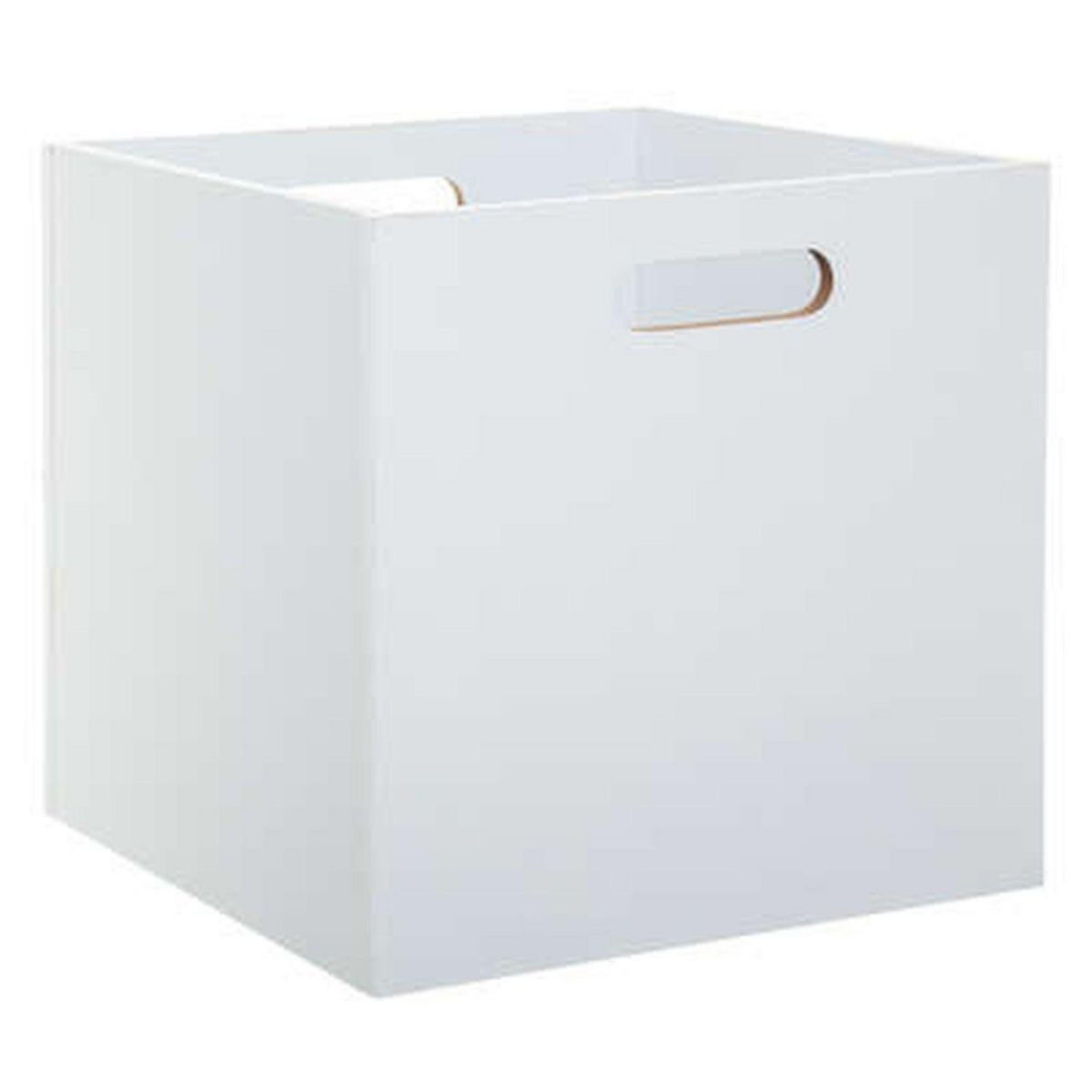 Boite panier de rangement en bois pour étagère 31 x 31 cm  Mix n' modul