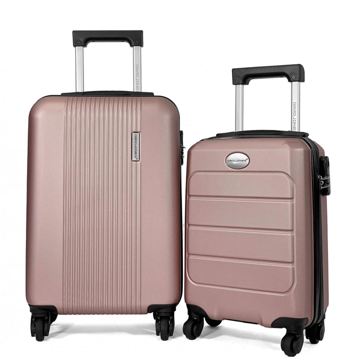 David Jones Lot 2 valises cabines rigides dont une 55cm et une underseat XS 45cm