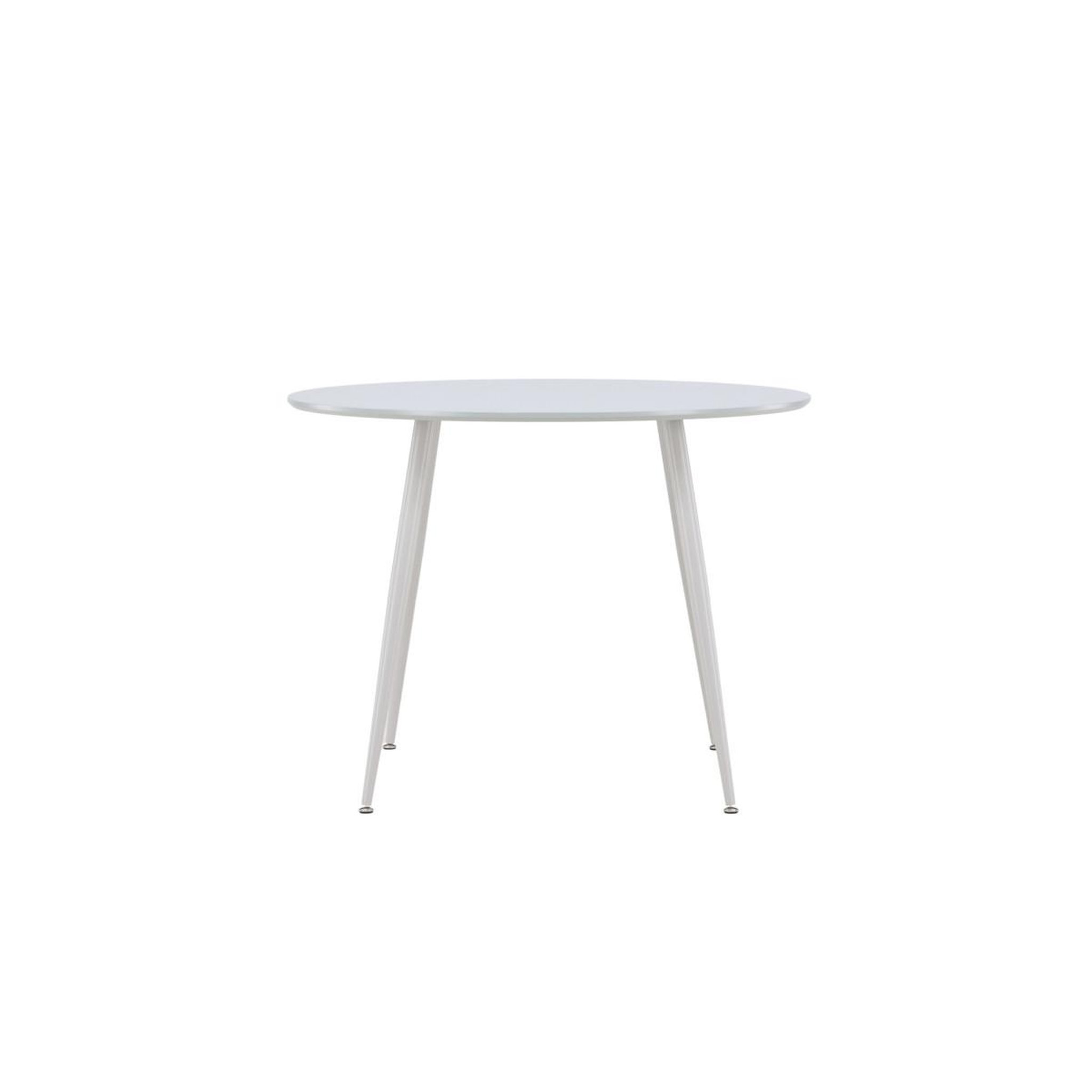 Voir la diapositive 2 : Paris Prix Table à manger design  plaza  100cm gris