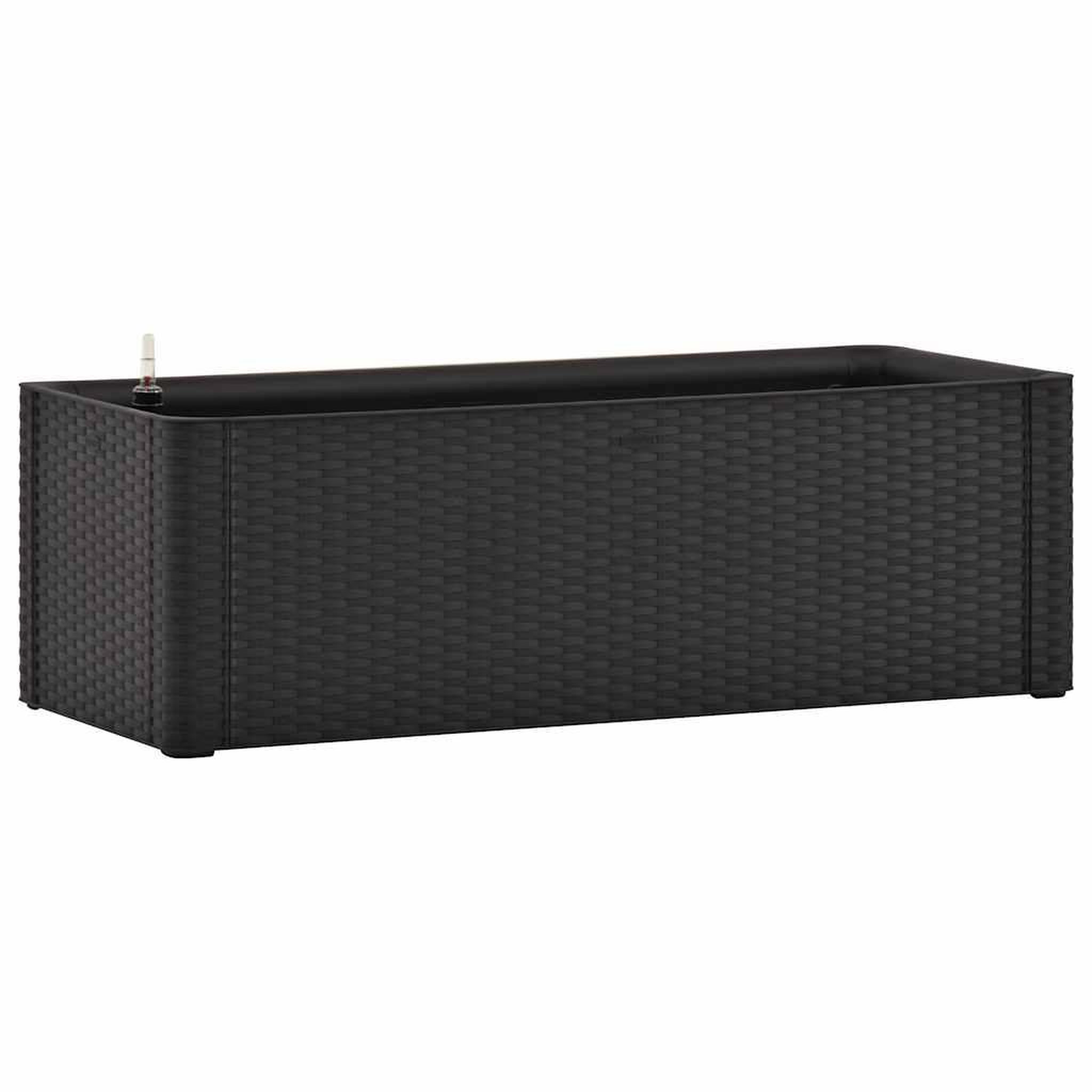 VIDAXL Lit sureleve de jardin systeme arrosage anthracite 100x43x33 cm