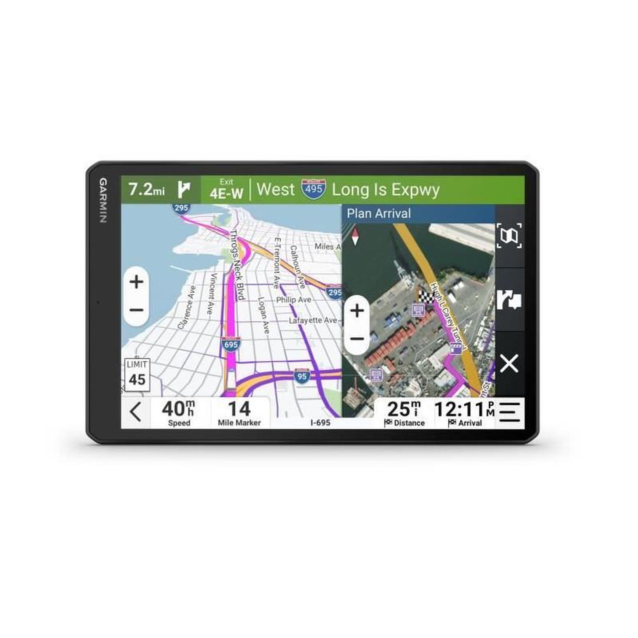 Voir la diapositive 2 : GARMIN GPS poids-lourds - GARMIN - Dezl LGV1020 - Europe entiere, communauté dezl
