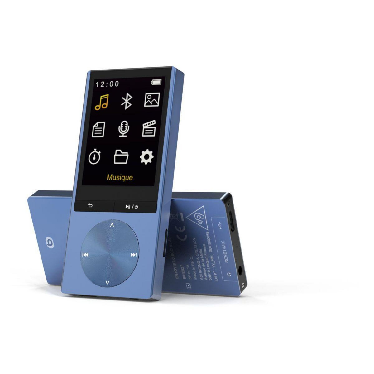 ESSENTIEL B Lecteur MP4 Enjoy BT-C 8Go Bleu