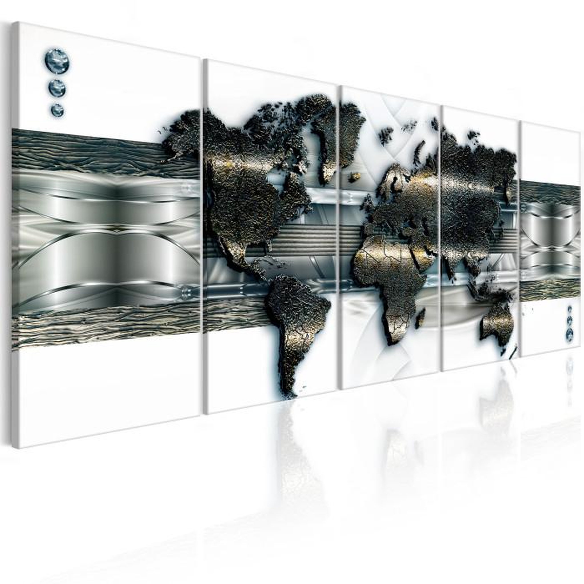 Paris Prix Tableau Imprimé  Three Dimensional Map. Coloris disponibles : Multicolore