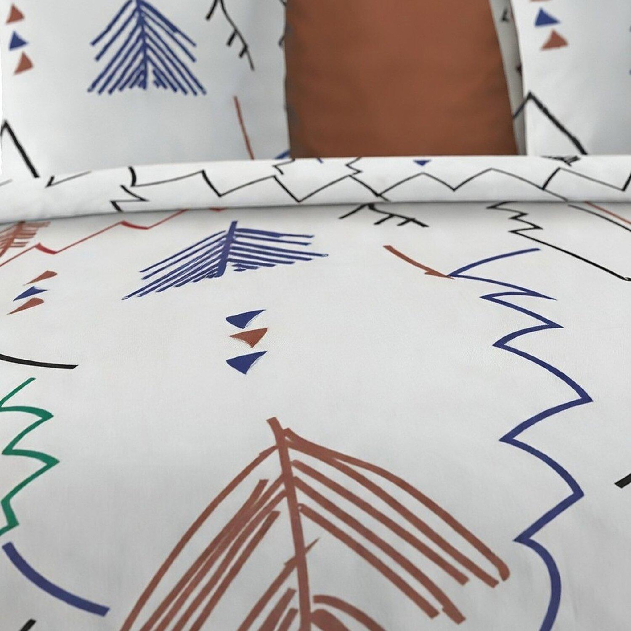 Voir la diapositive 2 : Les Ateliers du Linge Parure housse de couette ryad
