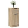 Voir la diapositive 4 : VIDAXL Buffet Chene sonoma 30x30x70 cm Bois d'ingenierie