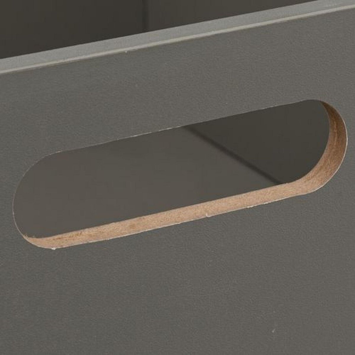 TOILINUX Lot de 6 Boîtes de rangement carrée en MDF