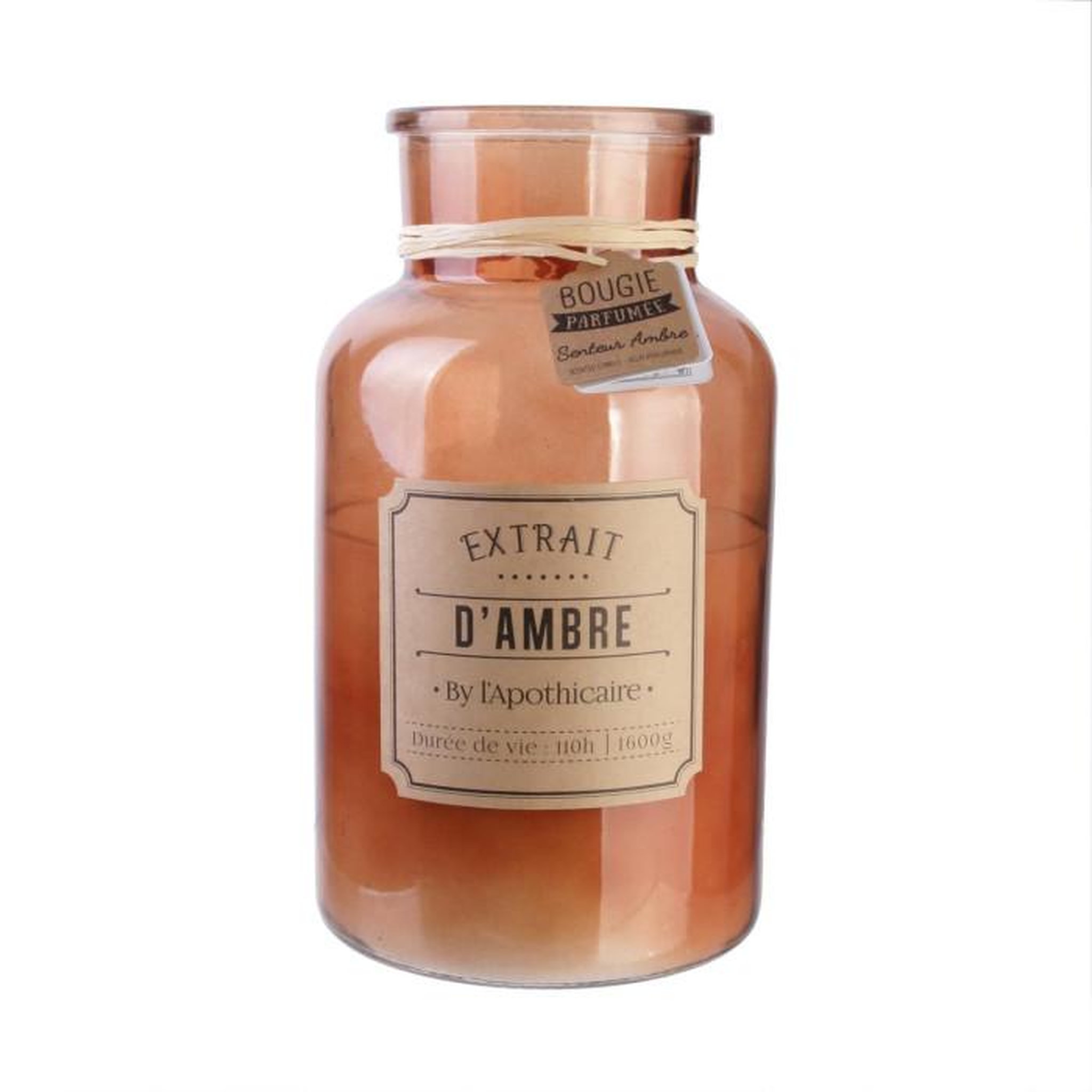 Voir la diapositive 3 : The Home Deco Factory Bougie parfumée  apothicaire  1600g ambre