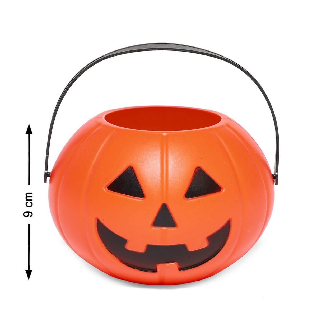 ATOSA Seau à bonbons Citrouille - 11x9 cm