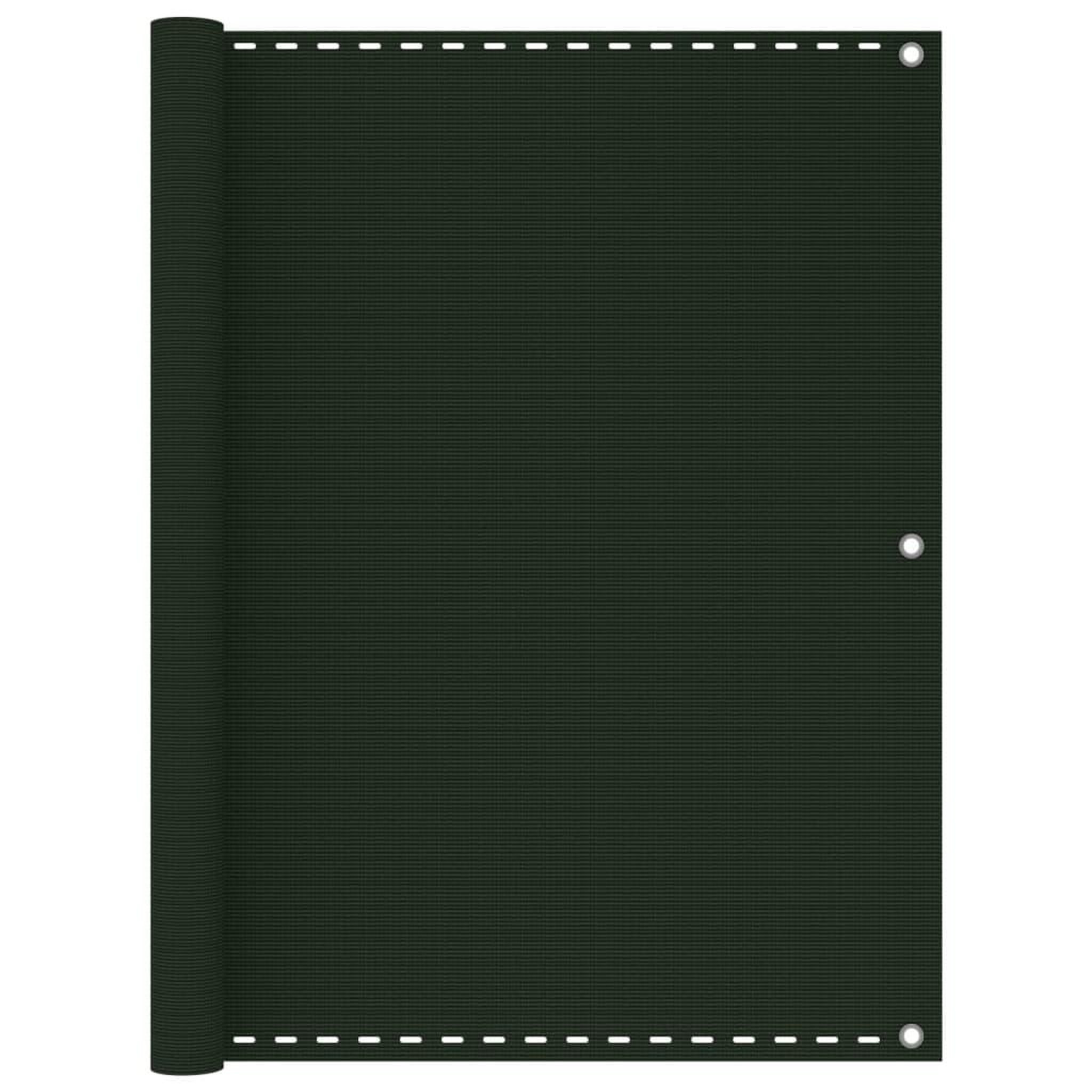 VIDAXL Ecran de balcon vert fonce 120x300 cm pehd