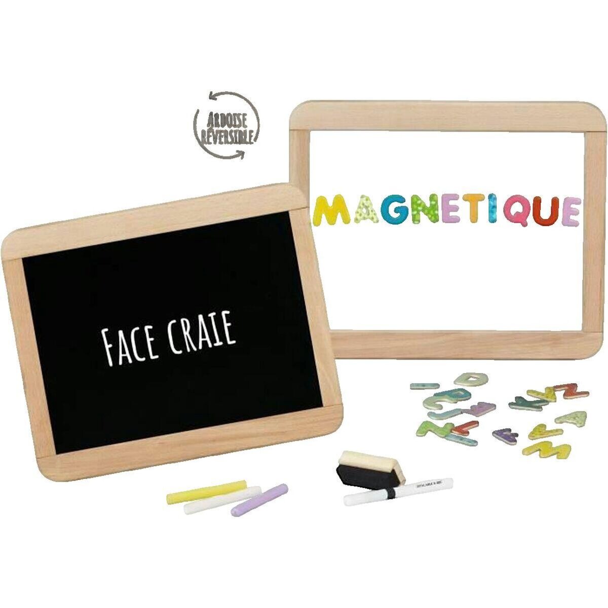 JeuJura Ardoise Jeujura avec double face bois blanc