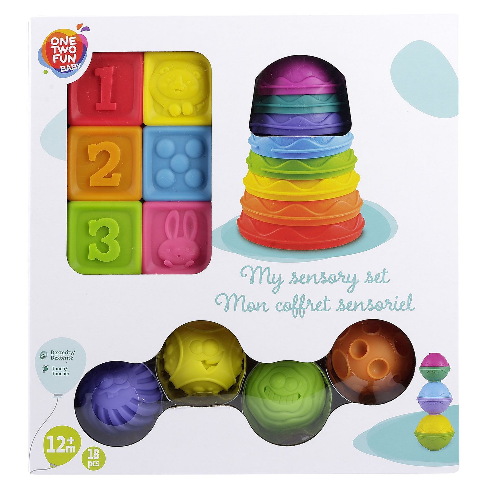 Voir la diapositive 1 : One Two Fun Mon ensemble sensoriel