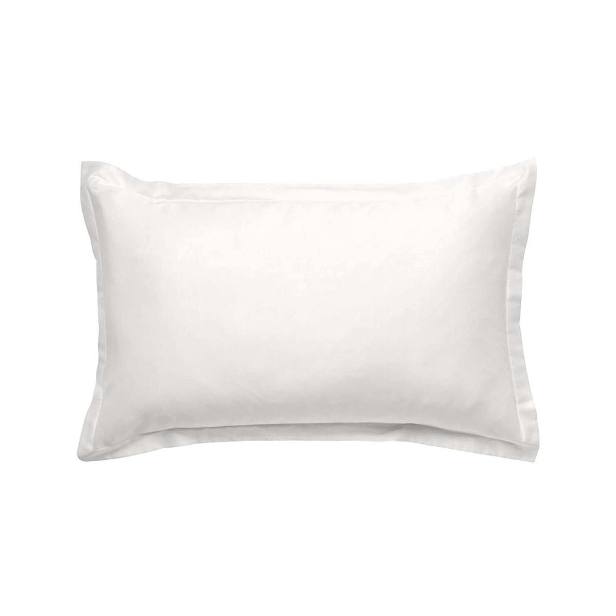 Voir la diapositive 1 : FUTURE HOME Taie d'oreiller en coton 57 fils unie