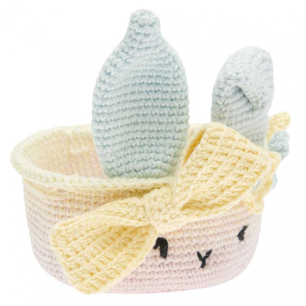 RICO DESIGN Ricorumi Kit a crochet Corbeille de Paques pastel