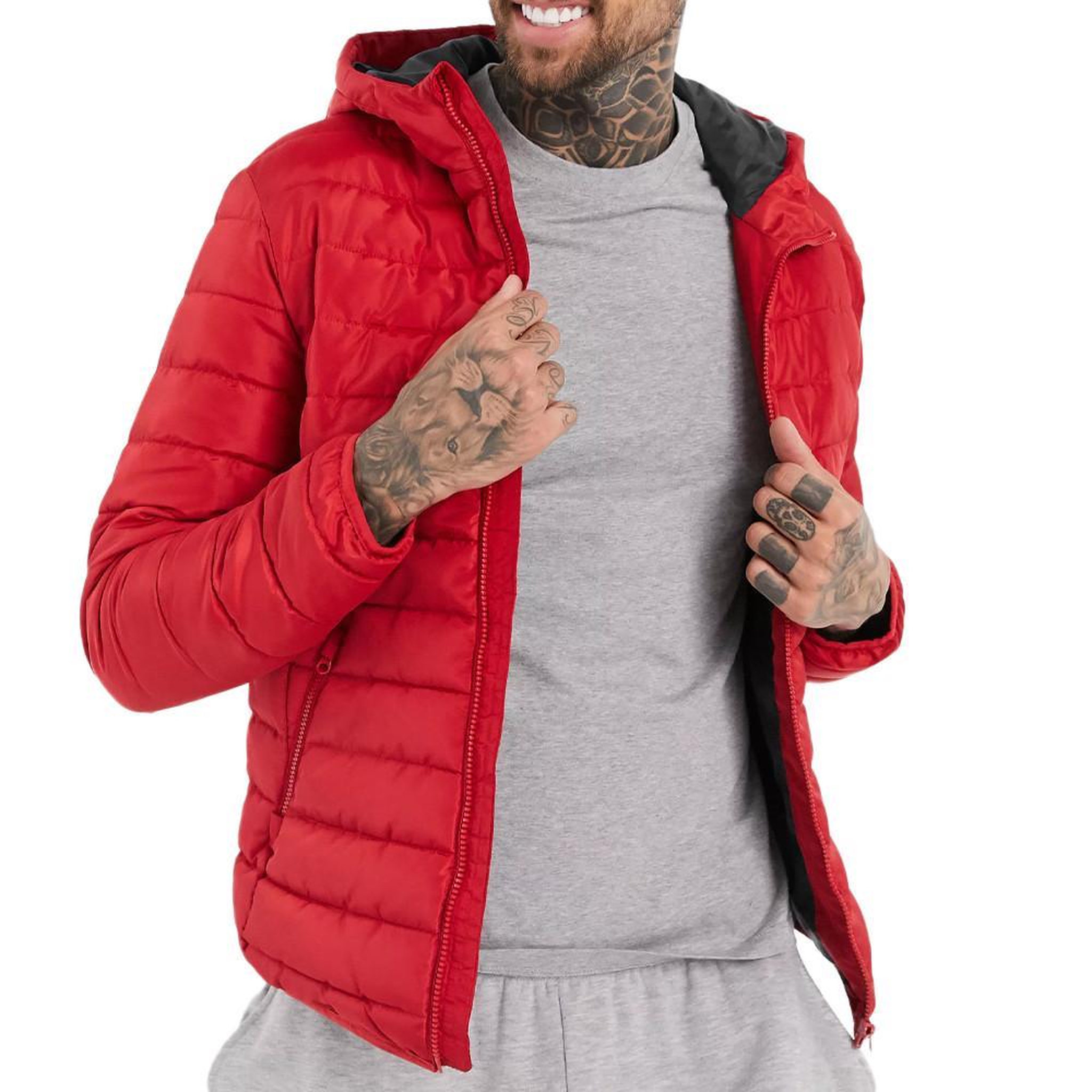 Jack & Jones Doudoune Rouge Homme Jack & Jones Wing. Coloris disponibles : Rouge