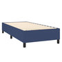 Voir la diapositive 4 : VIDAXL Sommier a lattes de lit avec matelas Bleu 80x200 cm Tissu