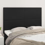 Voir la diapositive 1 : VIDAXL Tetes de lit 4 pcs Noir 72x5x78/88 cm Similicuir