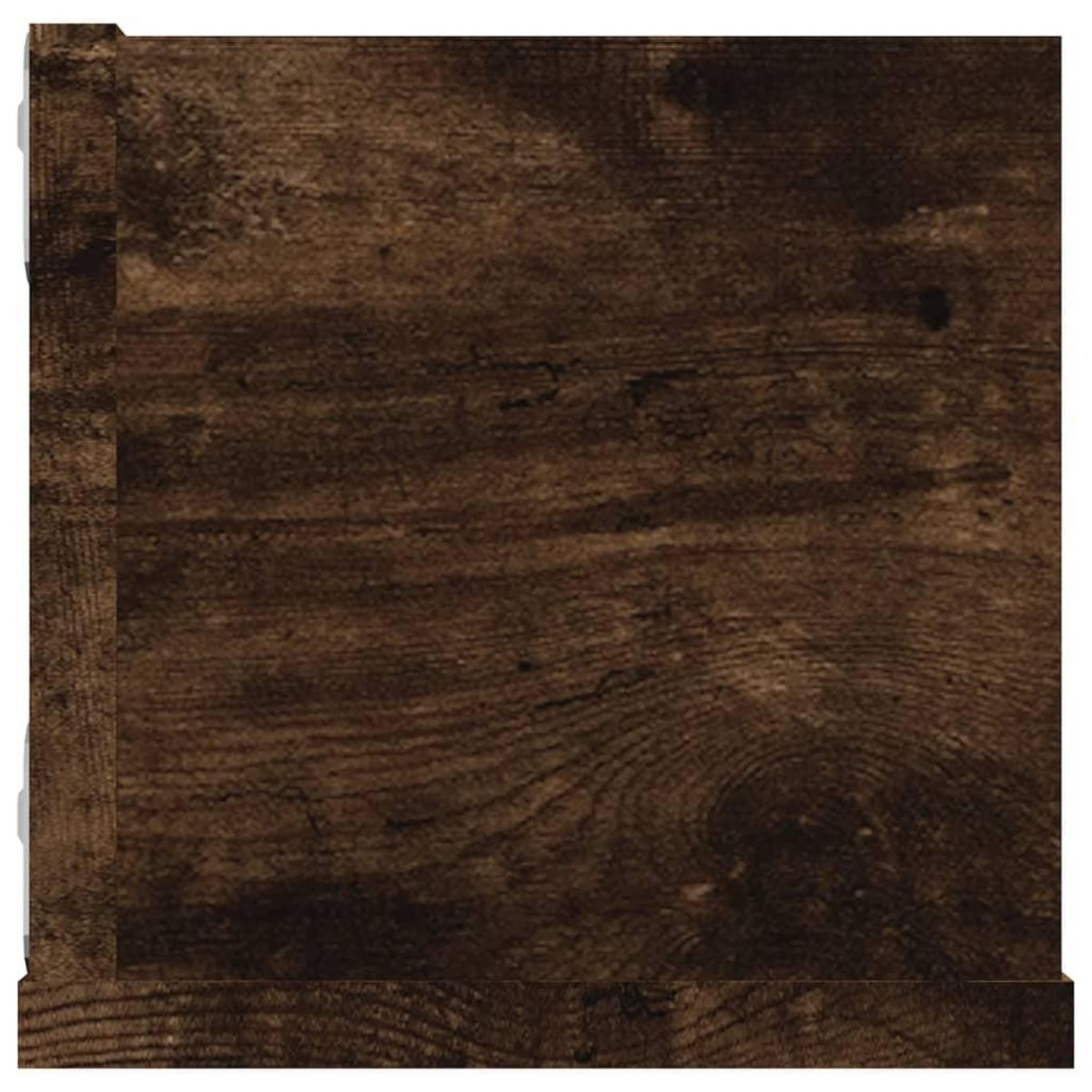 VIDAXL Etagere murale a CD Chene fume 100x18x18 cm Bois d'ingenierie