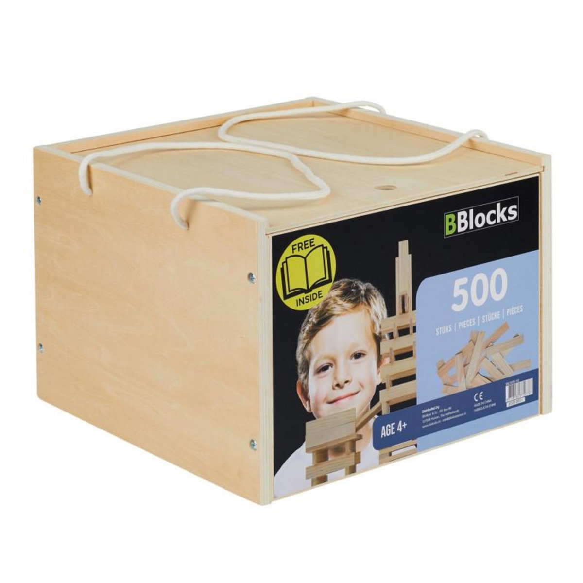 BBLOCKS BBlocks Building boards in storage box, 500 pcs. BBL500K-N2
