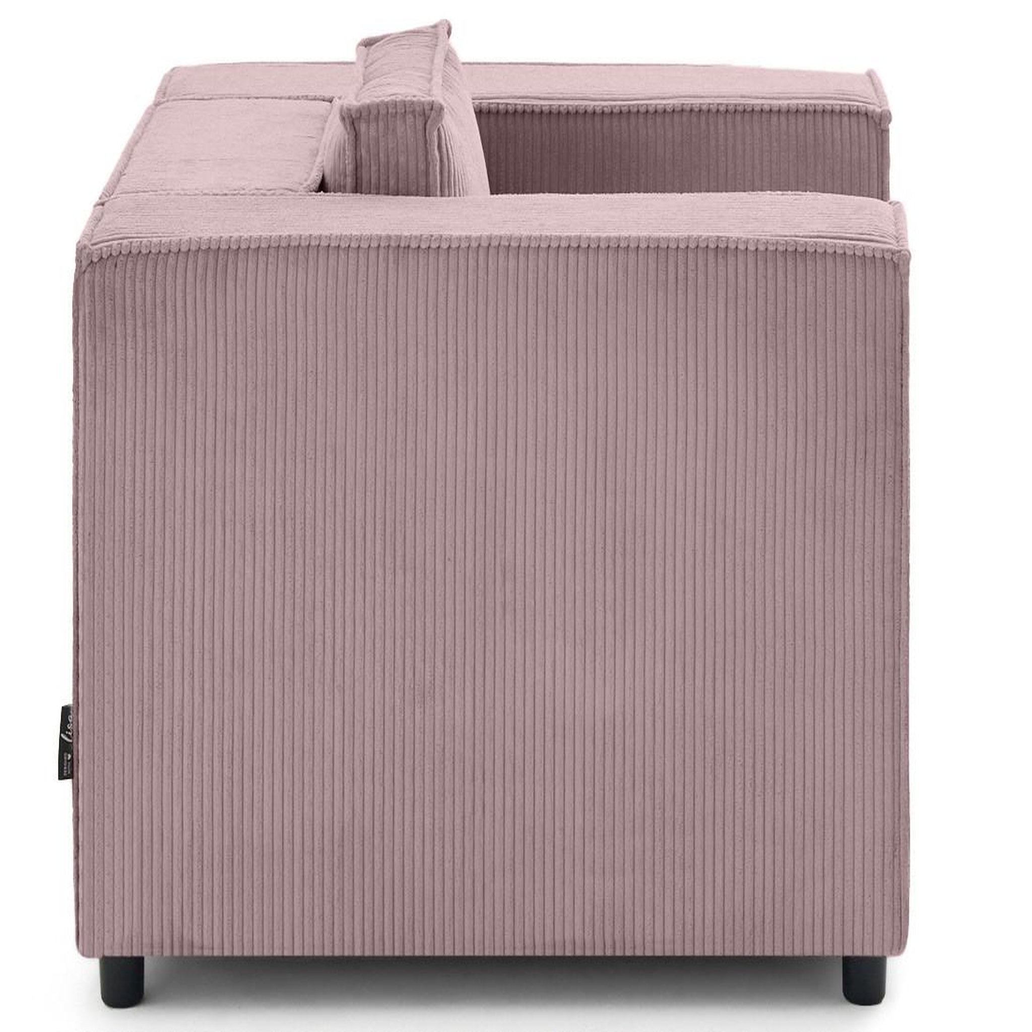 Voir la diapositive 3 : LISA DESIGN Stella - fauteuil en velours côtelé