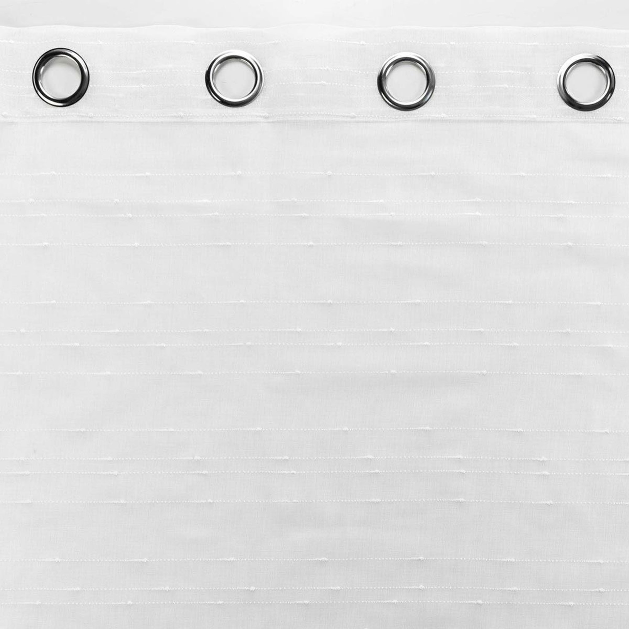 Voir la diapositive 4 : Douceur d'Intérieur Rideau voilage à œillets  opalia  140x280cm blanc