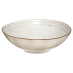 SECRET DE GOURMET Saladier Design  Flower  24cm Gris