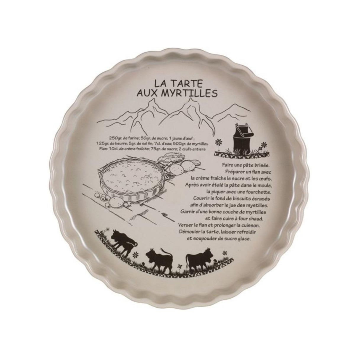 Table&cook Plat à tarte 28cm anti-adhésif - 45158-380