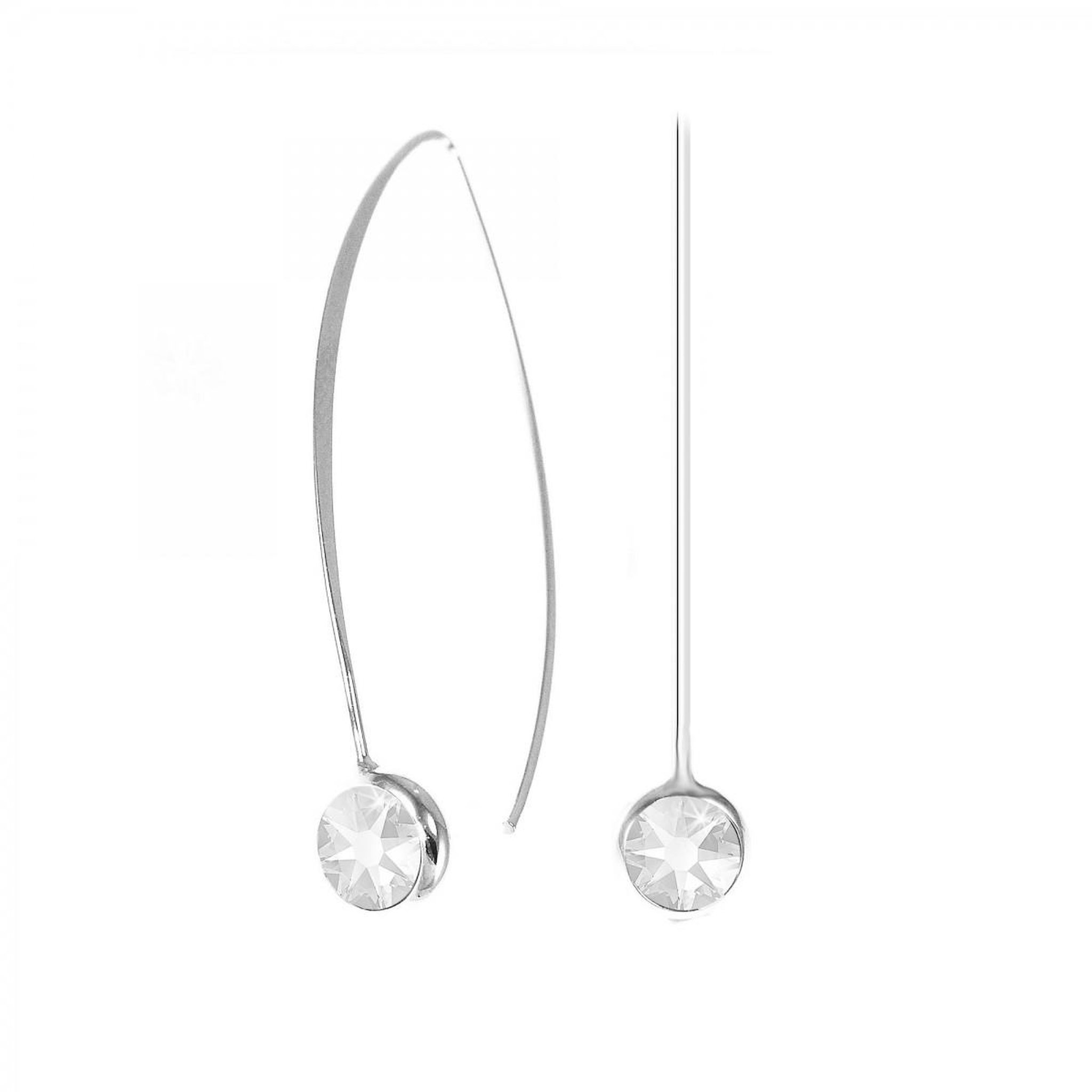 SC CRYSTAL Boucles d'oreilles point de lumière SC Crystal ornées de Cristaux scintillants
