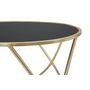 Voir la diapositive 4 : Paris Prix Table Basse Design  Ring  60cm Noir & Or