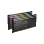 Voir la diapositive 1 : Corsair Mémoire RAM - CORSAIR - Dominator Titanium RGB DDR5 - 64GB 2x32GB DIMM - 6600MT/s - Intel XMP 3.0 - 1.40V - Noir (CMP64GX5M2X66