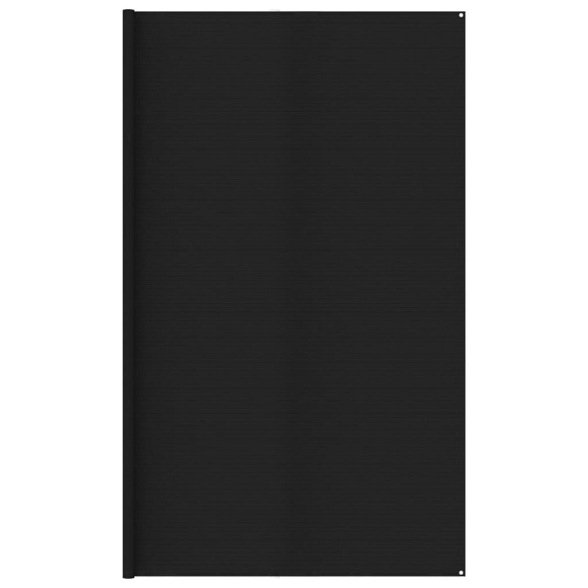 VIDAXL Tapis de tente 400x600 cm Noir