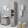 Voir la diapositive 1 : VIDAXL Armoire de salle de bain Gris beton Bois d'ingenierie