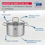 Voir la diapositive 3 : ELO Faitout en inox 12 cm de 0,6 litre Elo Citrin